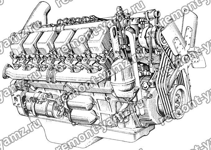 Ямз 240 схема - 81 фото